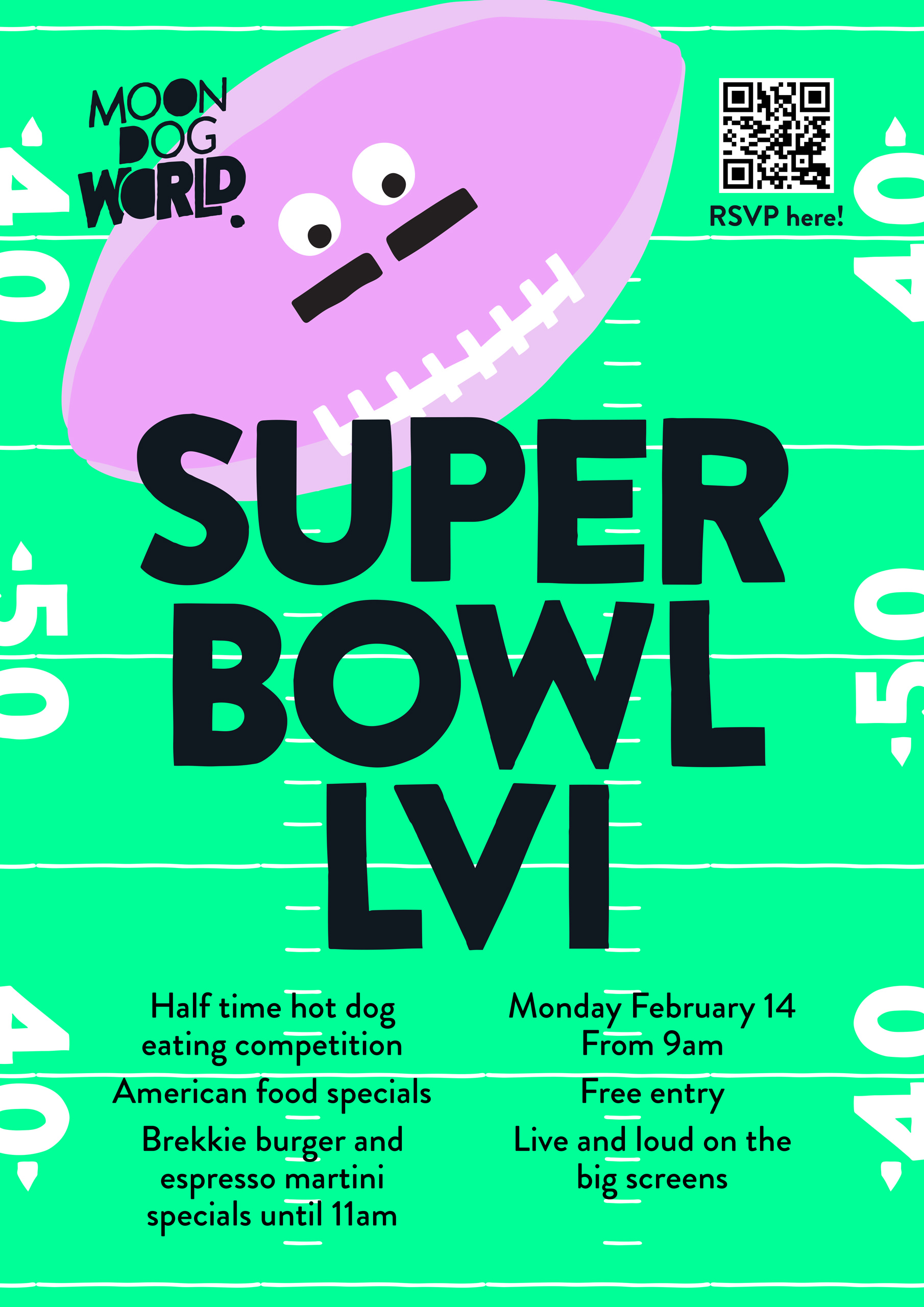 MDW Super Bowl LVI poster
